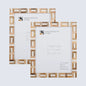 Picture Frames Marquet Chase Pattern Resin Inlay Collection in 8 Sizes, Pack of 2 – Wholesale picture frames