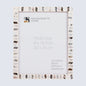 Picture Frames Pearlescent Fossil Pattern Mother of Pearl & Resin Collection in 3 Sizes