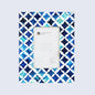 Picture Frames Mosaic Star Pattern Bone & Resin Inlay Collection in 3 colors, 4x6