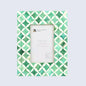 Picture Frames Mosaic Star Pattern Bone & Resin Inlay Collection in 3 colors, 4x6