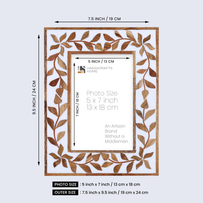Picture Frames Alhambra Cama Pattern Resin Inlay Collection in 3 Sizes