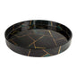 Decorative Trays Cosmos Galaxy Pattern Resin Inlay Collection in 12x12