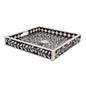 Decorative Trays Alhambra Negra Pattern Bone & Resin Inlay Collection in 2 Sizes