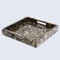 Decorative Trays Discovery Fantazia Pattern Resin Inlay Collection in 2 Sizes