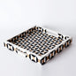 Decorative Trays Discovery Cypher Pattern Resin Inlay Collection in 2 Sizes