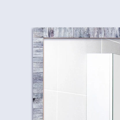 Classic Grey Mirror Bone Inlay Collection - 11 x 14 inches