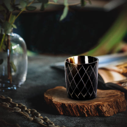 Horn Whiskey Shot Glasses Pack (4,8 & 12) - Hold Up to 6.5oz, Crisscross